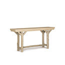 Rustic Console Table #3196 with Optional Cedar Top  (Shown in a Custom Finish - Taupe with Taupe Cedar Top) La Lune Collection