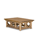 Rustic Coffee Table #3233 (Shown in Custom Finish - Pecan Finish w/Pecan Cedar Top) La Lune Collection