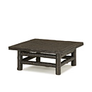 Rustic Coffee Table with Willow Top #3244 (shown in Ebony Finish) La Lune Collection
