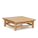 Rustic Coffee Table #3252 with Optional Cedar Top  (Shown in a Custom Finish - Pecan with Pecan Cedar Top) La Lune Collection