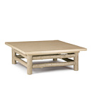 Rustic Coffee Table #3252 with Optional Cedar Top  (Shown in a Custom Finish - Taupe with Taupe Cedar Top) La Lune Collection