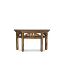 Rustic Console Table #3264 (shown in Kahlua Finish on Peeled Bark with Optional Cedar Top) La Lune Collection