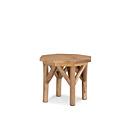 Rustic Side Table #3276 (Shown in Custom Finish - Pecan Finish with Pecan Pine Top) La Lune Collection