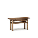 Rustic Console Table #3280 (Shown in Kahlua Finish with Optional Medium Cedar Top) La Lune Collection