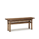 Rustic Console Table #3284 (Shown in Kahlua Finish with Optional Medium Cedar Top) La Lune Collection