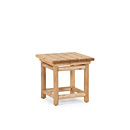Rustic End Table #3296 w/Optional Cedar Plank Top (shown in a Custom Finish) La Lune Collection