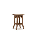 Rustic Table with Pine Top #3400 shown in Natural Finish (on Bark) & Medium Pine Top La Lune Collection