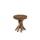 Rustic Side Table with Pine Top #3412 (Shown in Kahlua Finish with Medium Pine Top) La Lune Collection
