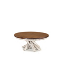 Rustic Coffee Table #3418 (Shown in Whitewash Finish & Medium Pine Top) La Lune Collection