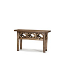 Rustic Console Table #3427 (Shown in Kahlua Finish with Optional Medium Cedar Top) La Lune Collection