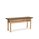Rustic Console Table #3476 (Shown in Pecan Finish with Optional Medium Cedar Top) La Lune Collection