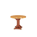 Rustic Dining Table #3518 (Shown in Redwood Finish & Light Pine Top) La Lune Collection