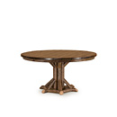 Rustic Dining Table #3522 (Shown in Natural Finish & Optional Medium Cedar Top)  La Lune Collection
