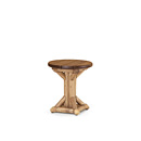 Rustic Side Table #3528 (Shown in Pecan with Optional Medium Cedar Top) La Lune Collection