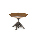 Rustic Dining Table #3544 (Shown in Ebony Finish with Medium Pine Top) La Lune Collection
