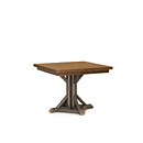 Rustic Dining Table #3594 (Shown in Ebony Finish & Optional Medium Cedar Top) La Lune Collection