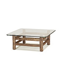 Rustic Coffee Table Base Only #3248 (Glass Top Not Included, Shown in a Kahlua Finish) La Lune Collection