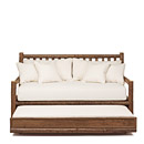 Rustic Trundle Daybed #4036 (Shown in Natural Finish) La Lune Collection