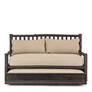 Rustic Trundle Daybed #4036 (Shown in Ebony Finish) La Lune Collection