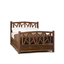 Rustic Trundle Bed Queen/Twin (Opens Left) #4514L (Shown in Natural Finish) La Lune Collection