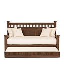 Rustic Trundle Daybed #4676 (shown in Natural Finish) La Lune Collection
