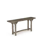 Rustic Console Table with Willow Top #3195