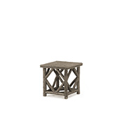 Rustic End Table with Willow Top #3240