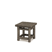 Rustic End Table with Willow Top #3288